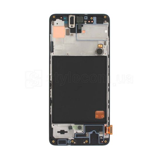 Дисплей (LCD) для Samsung Galaxy A51/A515 (2019) з тачскріном та рамкою black Service Original (PN:GH82-21669A)