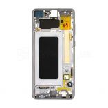 Дисплей (LCD) для Samsung Galaxy S10 Plus/G975 (2019) з тачскріном та рамкою black Service Original (PN:GH82-18849A) - купити за 10 400.00 грн у Києві, Україні