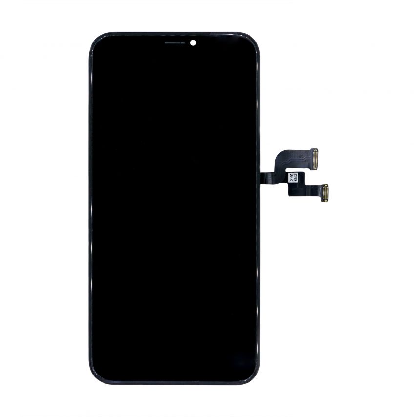Дисплей (LCD) для Apple iPhone X с тачскрином black Original (переклееное стекло)