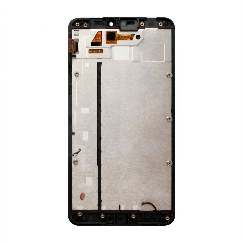 Дисплей (LCD) для Nokia Lumia 640 XL RM-1062, RM-1065, RM-1066, RM-1067 з тачскріном та рамкою black Original Quality