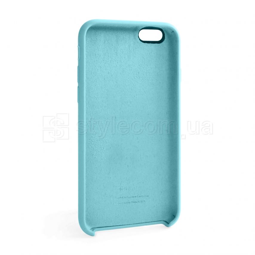 Чехол Original Silicone для Apple iPhone 6, 6s sea blue (21)