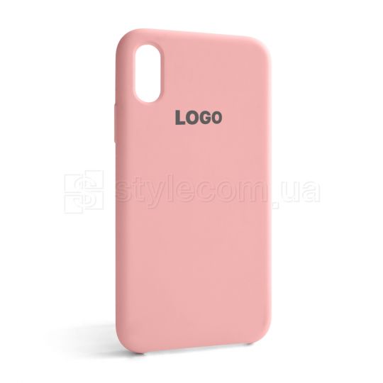 Чохол Original Silicone для Apple iPhone X, Xs light pink (12)