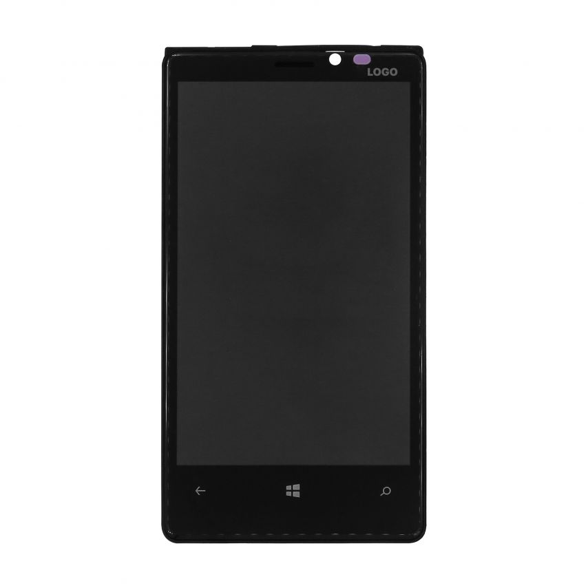 Дисплей (LCD) для Nokia Lumia 920 с тачскрином и рамкой black Original Quality