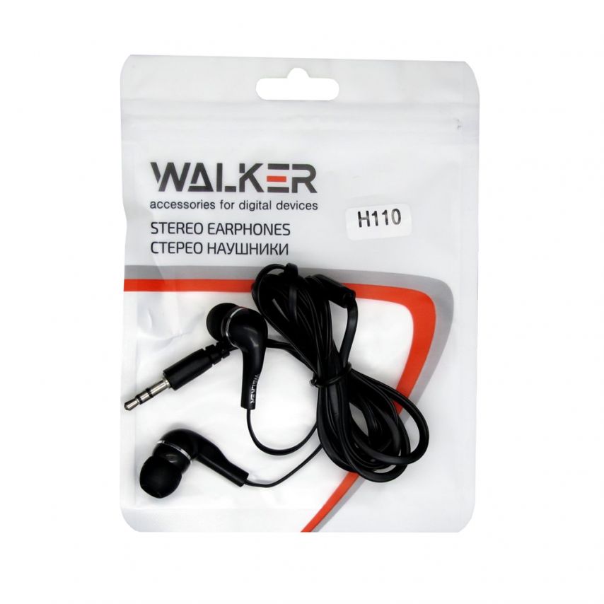 Навушники WALKER H110 black (тех.пак.)