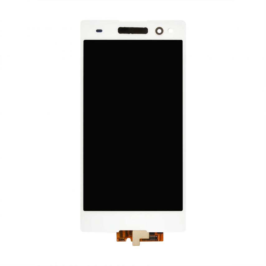 Дисплей (LCD) для Sony Xperia C3 D2533, D2503 с тачскрином white Hiqh Quality