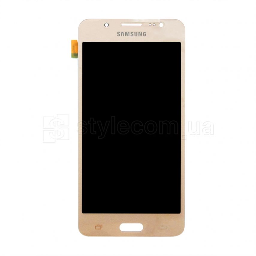 Дисплей (LCD) для Samsung Galaxy J5/J510 (2016) с тачскрином gold Service Original (PN:GH97-19466A)