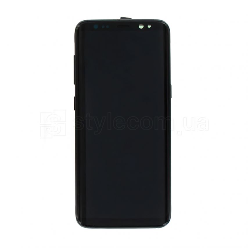 Дисплей (LCD) для Samsung Galaxy S8/G950 (2017) з тачскріном та рамкою black Service Original (PN:GH97-20457A)