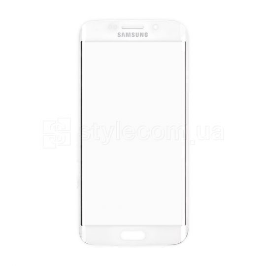 Скло дисплея для переклеювання Samsung Galaxy S6 Edge/G925 (2015) white Original Quality