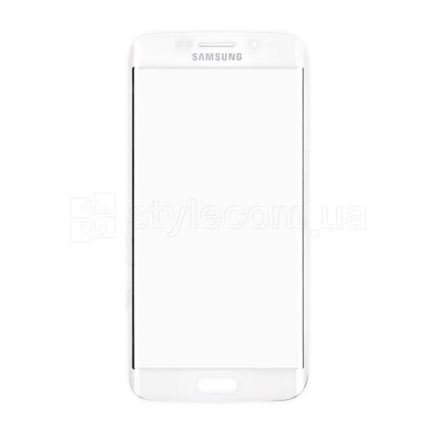 Скло дисплея для переклеювання Samsung Galaxy S6 Edge/G925 (2015) white Original Quality