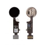Шлейф для Apple iPhone 7 с кнопкой меню black High Quality