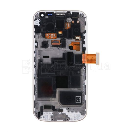 Дисплей (LCD) для Samsung Galaxy S4 Mini I9190 з тачскріном та рамкою blue (TFT) Original Quality