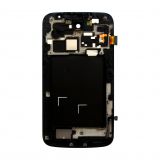 Дисплей (LCD) для Samsung i9200 з тачскріном та рамкою black (TFT) China Original