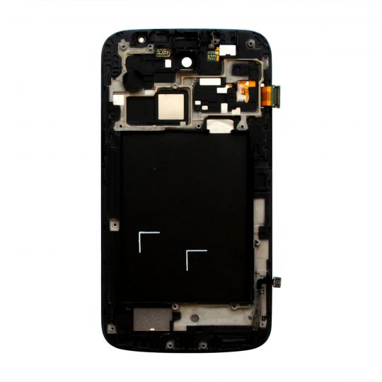 Дисплей (LCD) для Samsung i9200 з тачскріном та рамкою black (TFT) China Original