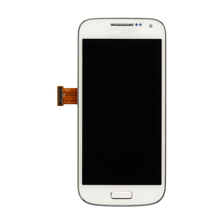 Дисплей (LCD) для Samsung Galaxy S4 Mini I9190 з тачскріном та рамкою white (TFT) Original Quality
