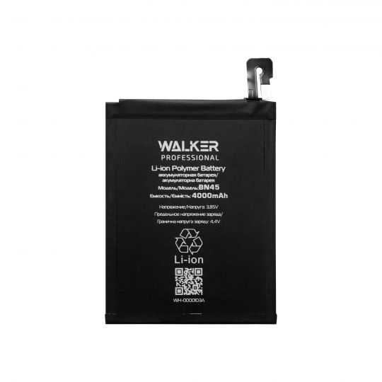 Аккумулятор WALKER Professional для Xiaomi BN45 Redmi Note 5 (4000mAh) - купить за 841.70 грн в Киеве, Украине