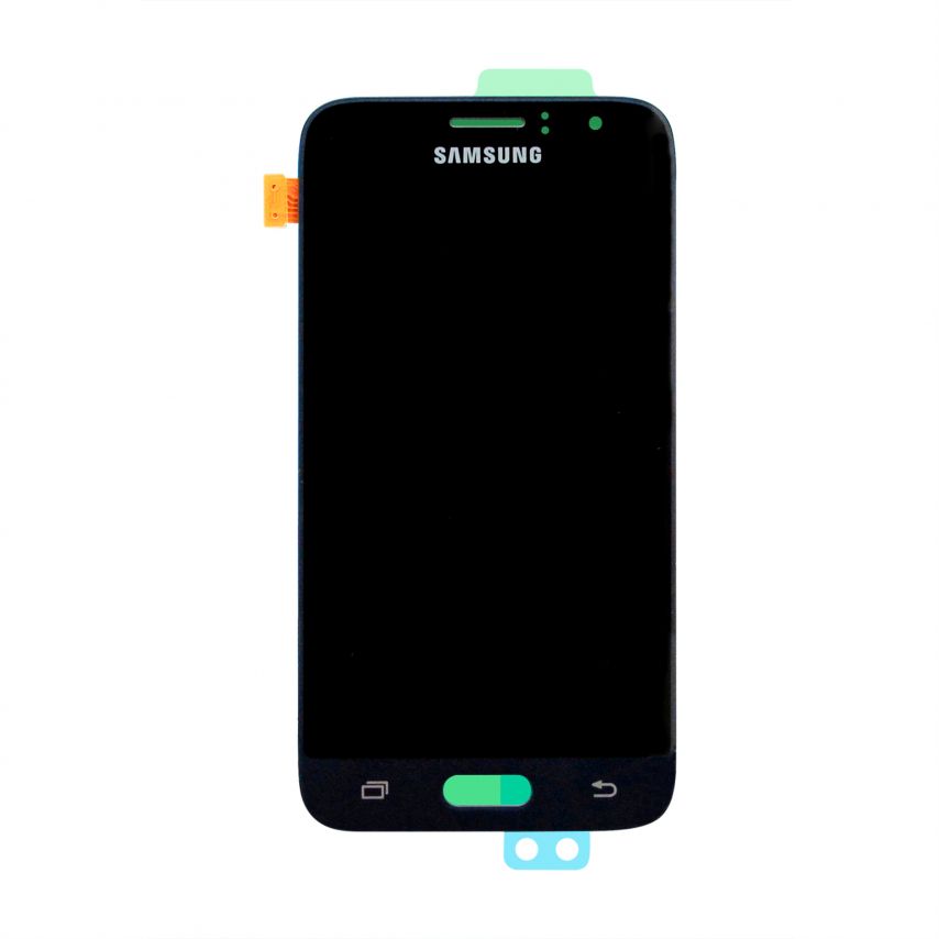 Дисплей (LCD) для Samsung Galaxy J1/J120 (2016) з тачскріном black/grey (Oled) Original Quality