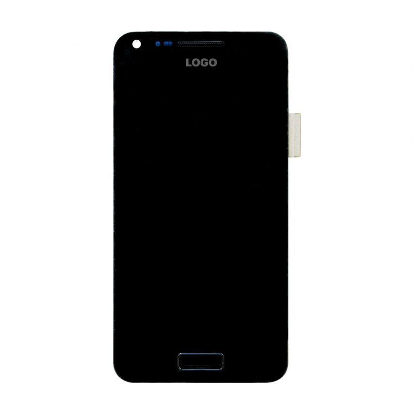Дисплей (LCD) для Samsung i9070 з тачскріном та рамкою black (TFT) China Original