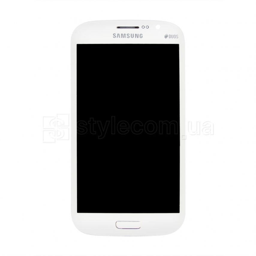 Дисплей (LCD) для Samsung Galaxy Grand Duos I9082 с тачскрином со средней частью white (TFT) Original Quality