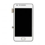 Дисплей (LCD) для Samsung Galaxy I9100 з тачскріном та рамкою white (TFT) Original Quality
