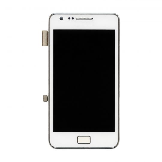 Дисплей (LCD) для Samsung Galaxy I9100 з тачскріном та рамкою white (TFT) Original Quality - купити за 112.25 грн у Києві, Україні