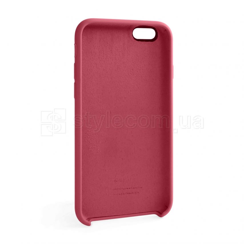 Чехол Original Silicone для Apple iPhone 6, 6s rose red (37)
