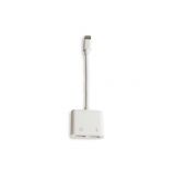 Переходник GL-033 для Apple iPhone 2в1 наушник - зарядка