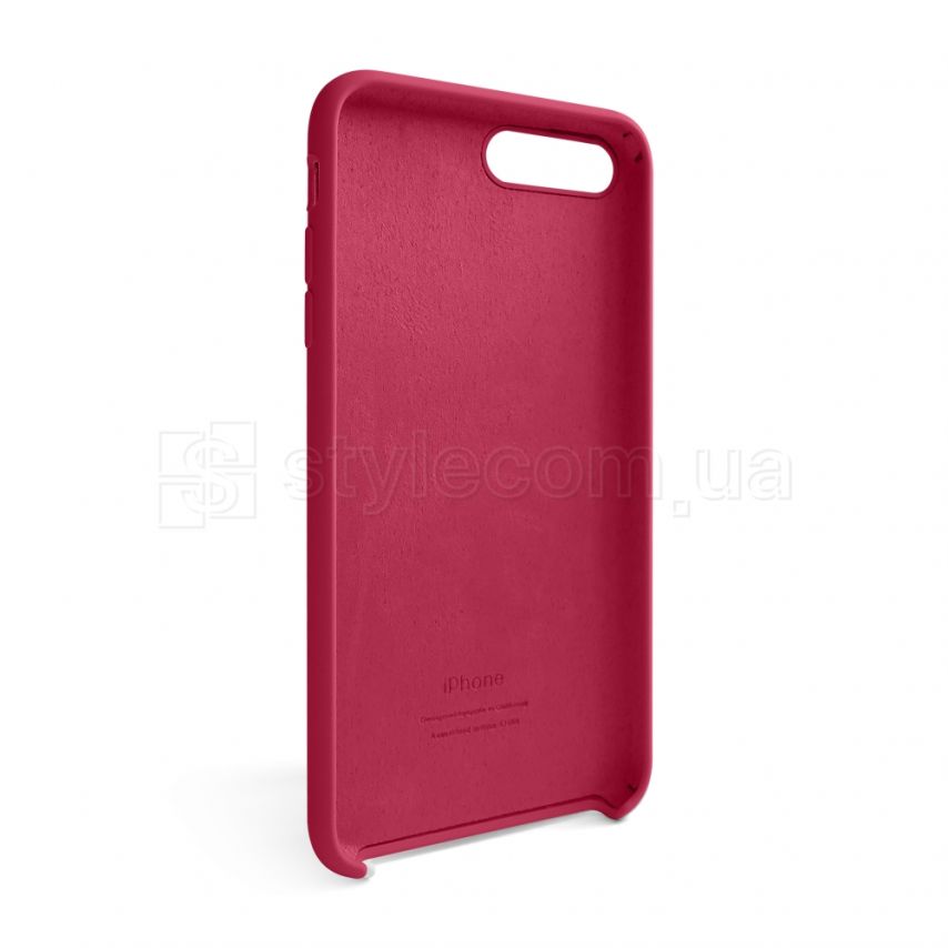 Чехол Original Silicone для Apple iPhone 7 Plus, 8 Plus rose red (37)