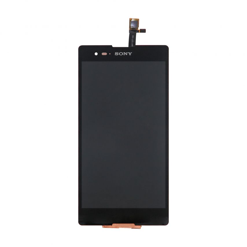 Дисплей (LCD) для Sony Xperia T2 Ultra D5322 з тачскріном black Original Quality