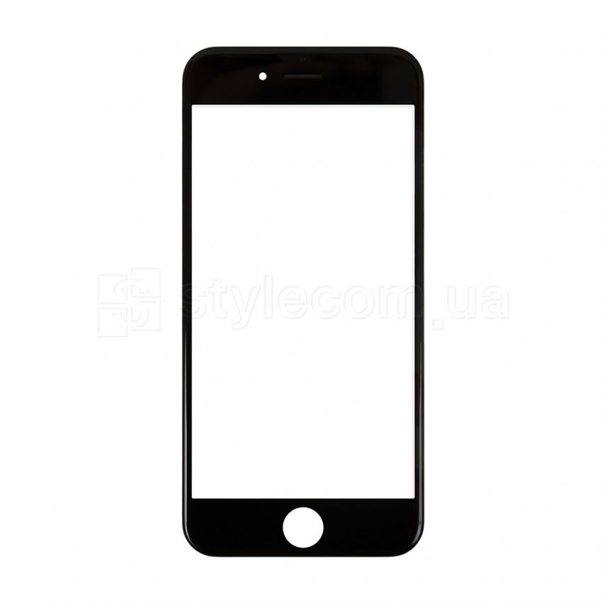Стекло для переклейки для Apple iPhone 6 с рамкой и OCA-плёнкой black Original Quality