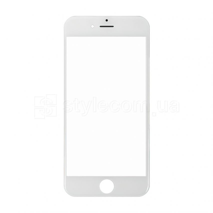 Скло для переклеювання для Apple iPhone 6 з рамкою та OCA-плівкою white Original Quality