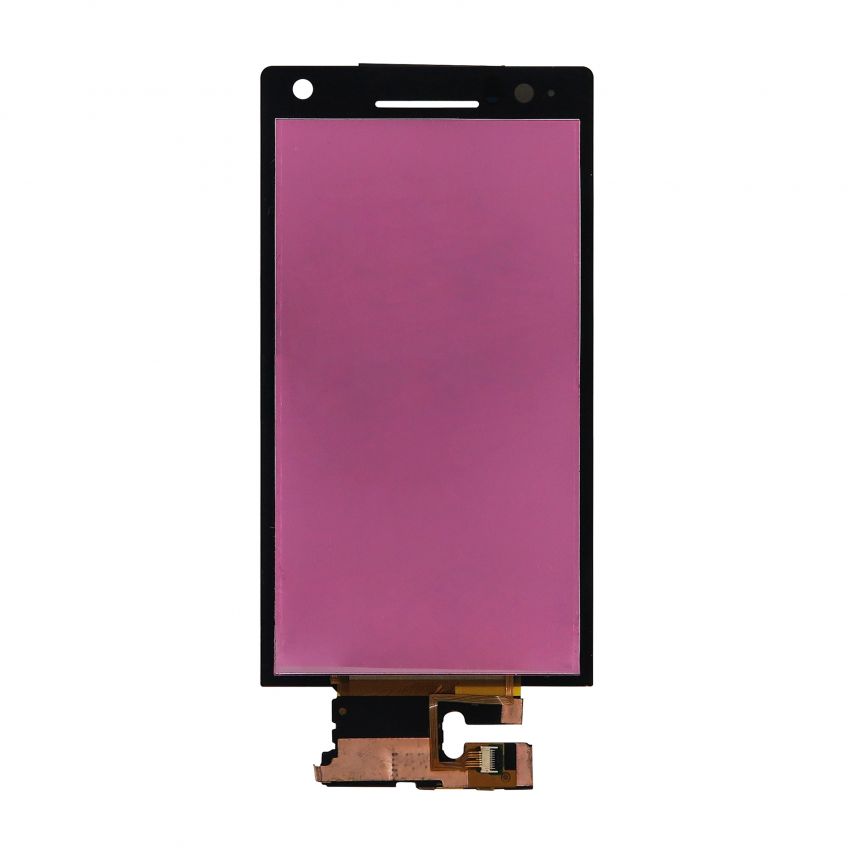 Дисплей (LCD) для Sony Xperia S LT26i с тачскрином и рамкой white Original Quality