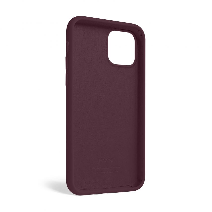 Чохол Full Silicone Case для Apple iPhone 11 Pro maroon (42)