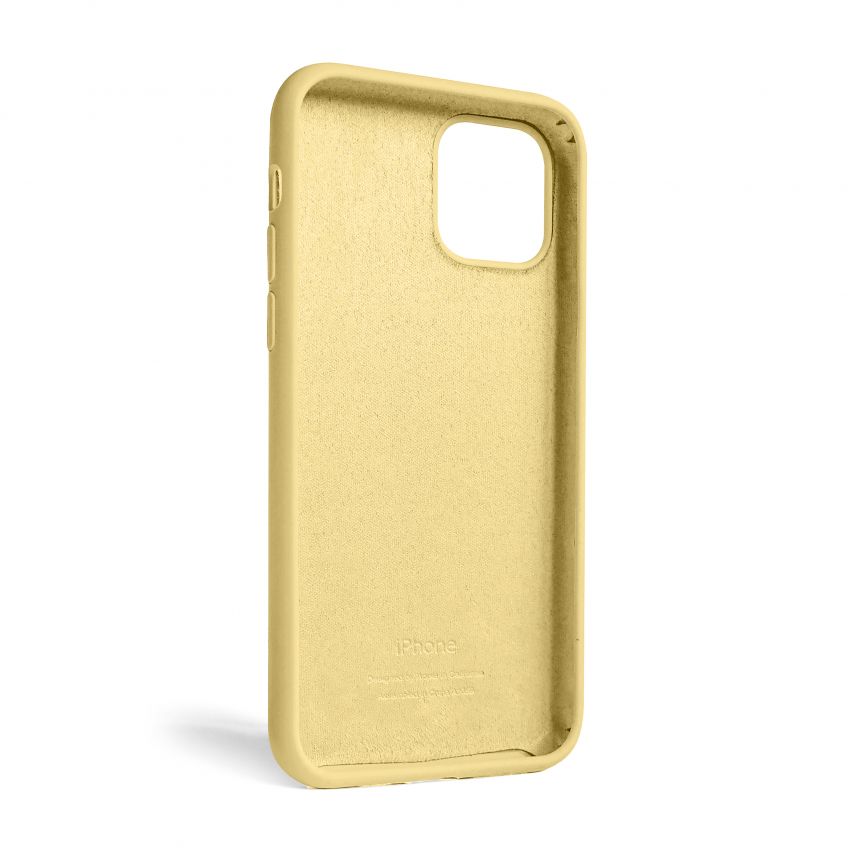 Чехол Full Silicone Case для Apple iPhone 11 Pro yellow (04)