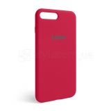 Чехол Full Silicone Case для Apple iPhone 7 Plus, 8 Plus rose red (37)