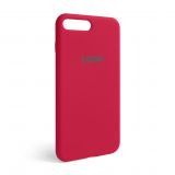 Чохол Full Silicone Case для Apple iPhone 7 Plus, 8 Plus rose red (37)
