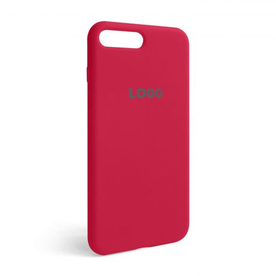 Чохол Full Silicone Case для Apple iPhone 7 Plus, 8 Plus rose red (37)