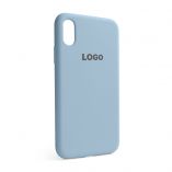 Чехол Full Silicone Case для Apple iPhone X, Xs light blue (05) - купить за 204.50 грн в Киеве, Украине