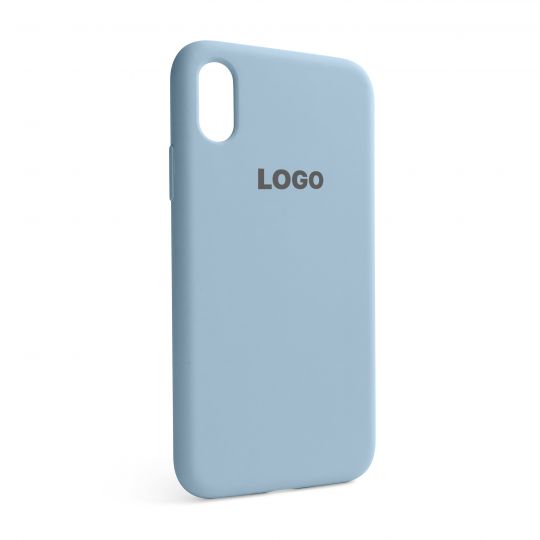 Чохол Full Silicone Case для Apple iPhone X, Xs light blue (05)