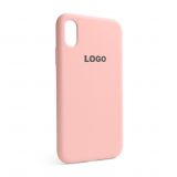 Чехол Full Silicone Case для Apple iPhone X, Xs light pink (12)