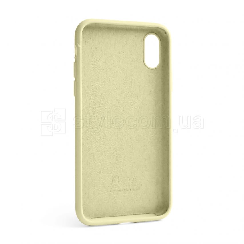 Чехол Full Silicone Case для Apple iPhone X, Xs mellow yellow (51)