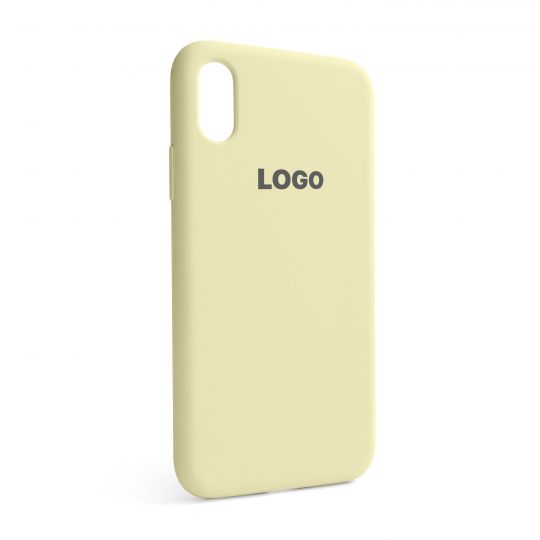 Чохол Full Silicone Case для Apple iPhone X, Xs mellow yellow (51)