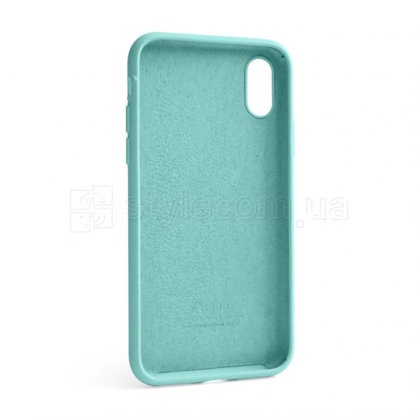 Чехол Full Silicone Case для Apple iPhone X, Xs sea blue (21)