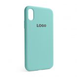 Чехол Full Silicone Case для Apple iPhone X, Xs sea blue (21) - купить за 200.00 грн в Киеве, Украине