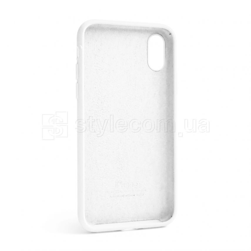 Чехол Full Silicone Case для Apple iPhone X, Xs white (09)