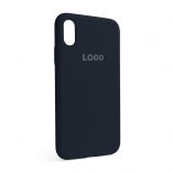Чехол Full Silicone Case для Apple iPhone X, Xs dark blue (08) - купить за 204.50 грн в Киеве, Украине