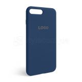 Чехол Full Silicone Case для Apple iPhone 7 Plus, 8 Plus blue cobalt (36)
