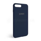 Чехол Full Silicone Case для Apple iPhone 7 Plus, 8 Plus dark blue (08)