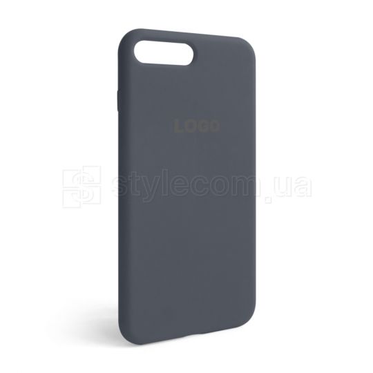 Чехол Full Silicone Case для Apple iPhone 7 Plus, 8 Plus dark grey (15)