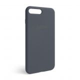 Чохол Full Silicone Case для Apple iPhone 7 Plus, 8 Plus dark grey (15)