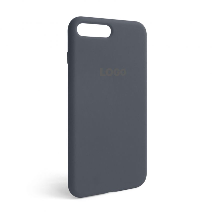 Чохол Full Silicone Case для Apple iPhone 7 Plus, 8 Plus dark grey (15)